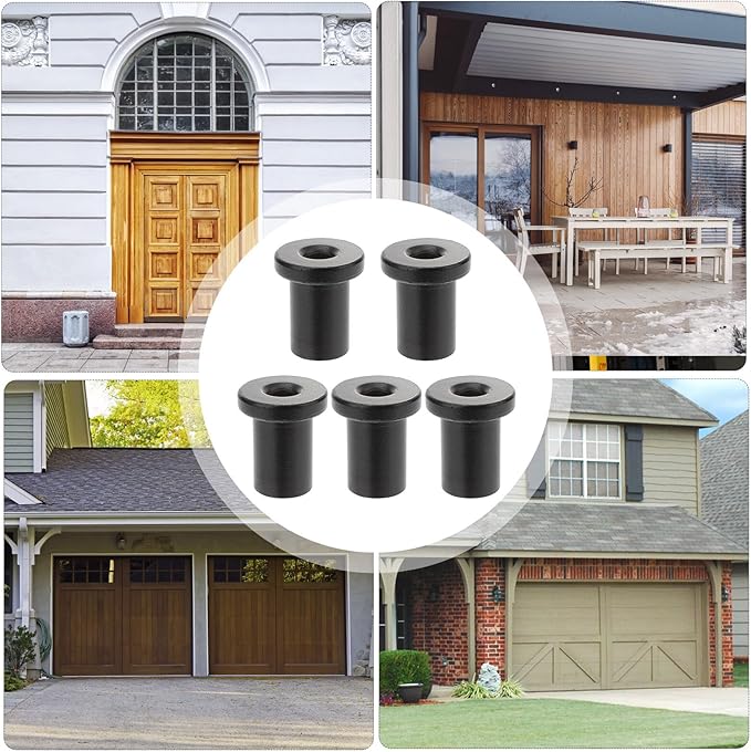 POPETPOP 5 Pcs Sliding Barn Door Spacers Track Connecting Hardware for Sliding Barn Doors Replacement Corrosion-Resistant