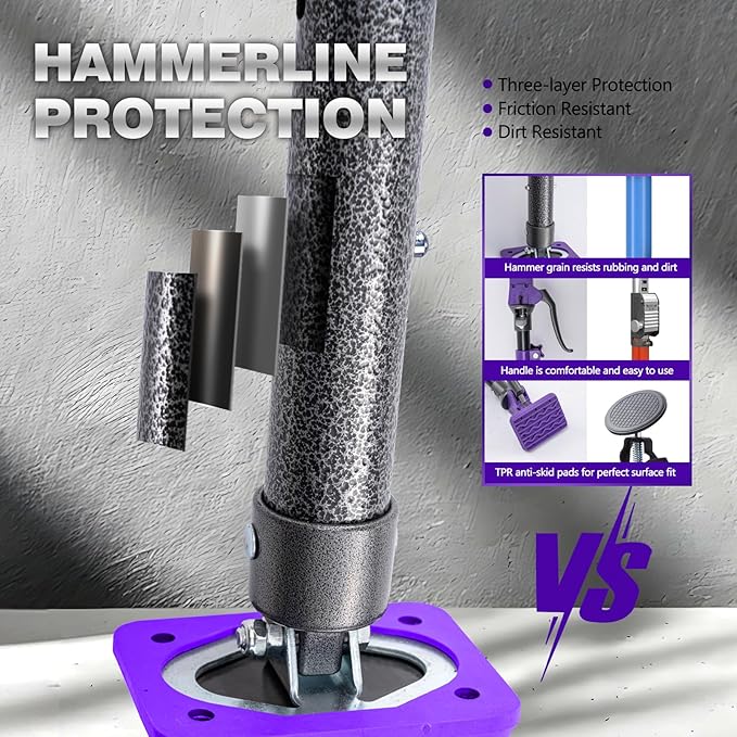 Quality Steel Cabinet Jacks for Installing Cabinets, 3rd Hand Support System 200LB, Adjustable Support Pole Jack 15.8-23.6 in, Perfect for Cabinet Lift Installation Tools, Quick Support Rod, 2-Pack