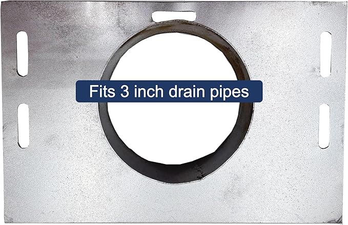 304 Stainless Steel Channel Drain End Outlet 9” Height for 3” Pipe
