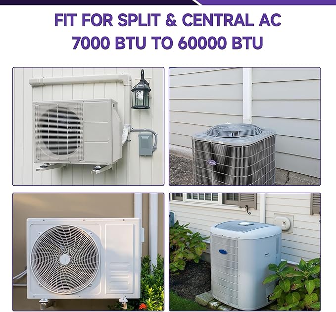 5'' 20 Ft Mini Split Line Cover Set, PVC & PP Line Set Cover for Mini Split AC, Line Hide for Central AC, White