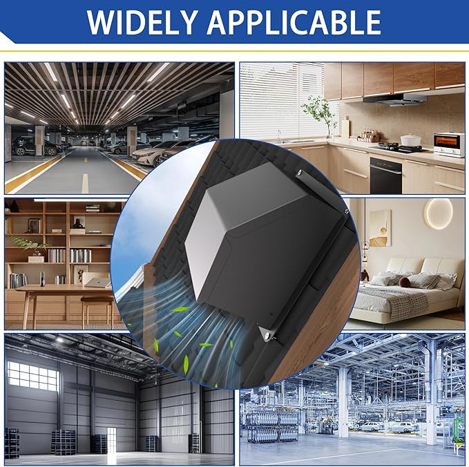 4 Inch Dryer Vent Cover Outside, Exterior Dryer Vent Cover with Detachable Front Cover, Outdoor Dryer Vent Cover with Cushioned Non-Return Flap, High Quality Steel Air Wall Vent for House