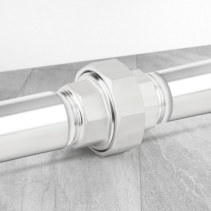 TAISHER 1PCS 304 Stainless Steel Union，3/4" NPT Male x 3/4" NPT Male Cast Pipe Fitting