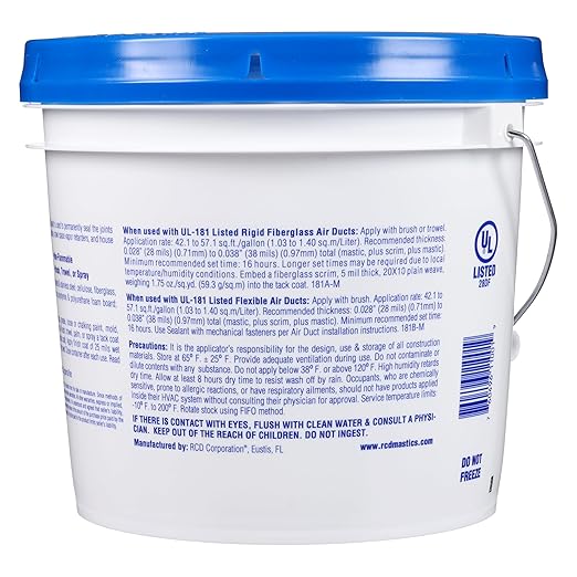 #10 Mastic Fibered Air Duct Sealant