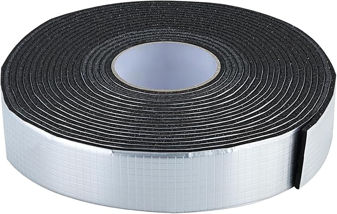 VEVOR Pipe Insulation Wrap, 32.8 FT x 2-inch Pipe Insulation Tape with Aluminum Foil Layer, Self-Adhesive Foam and Foil Pipes Wrap for Freeze Protection, Heat & Cold Resistant for Outdoor Indoor Use