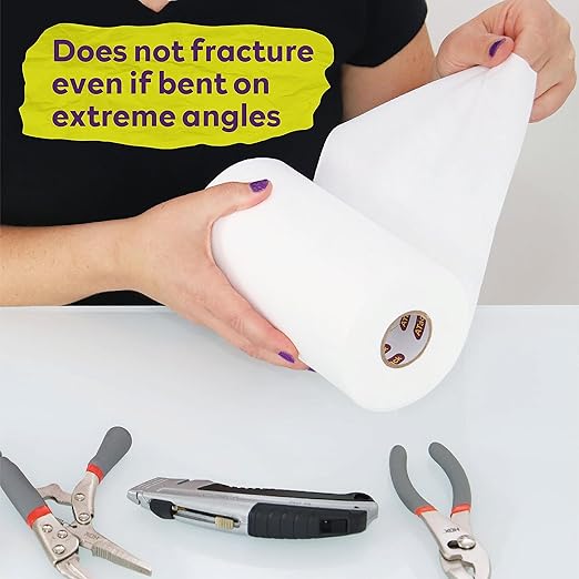 ATack Fiberglass Waterproofing Anti-Fracture Membrane Fabric Sheet, 6 Inches x 75 Feet, Water Barrier Mesh Tape for Shower Walls and Tiles