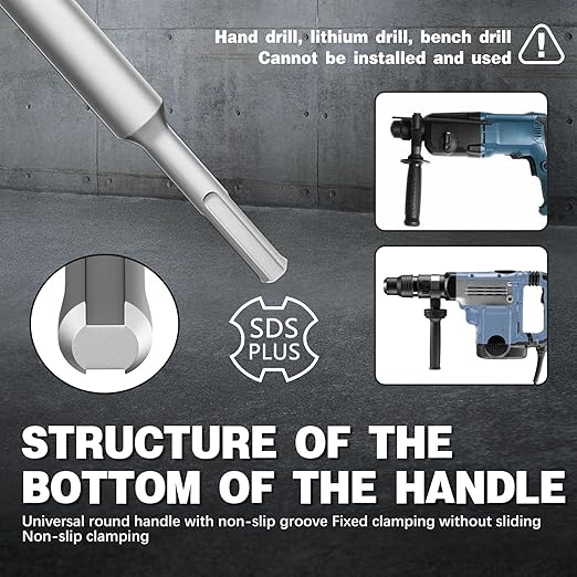 2-9/16" Concrete Hole Saw, 65mm Masonry Hole Saw, with 110mm SDS Plus Shank Connecting Rod for Concrete Brick Cement Stone Wall Drilling Home Improvement