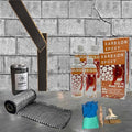 50 ft - Carbon Fiber-Basement Wall Crack Repair Kit - Carbon Fiber Foundation Wall Repair - Easy to use Includes Instructions