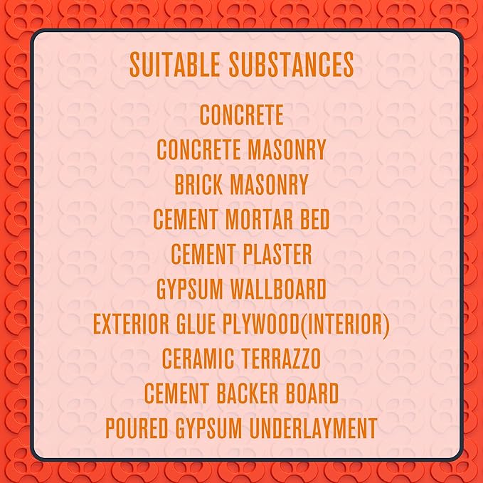Houseables Uncoupling Membrane, Tile Underlayment, Tile Membrane, Flooring Underlayment, for Floor, Decoupling, Anti Fracture, Waterproof, Anti Crack, Vapor, 1/8" Thick, 3.3 ft x 16.4 ft / 54.5 Sq Ft