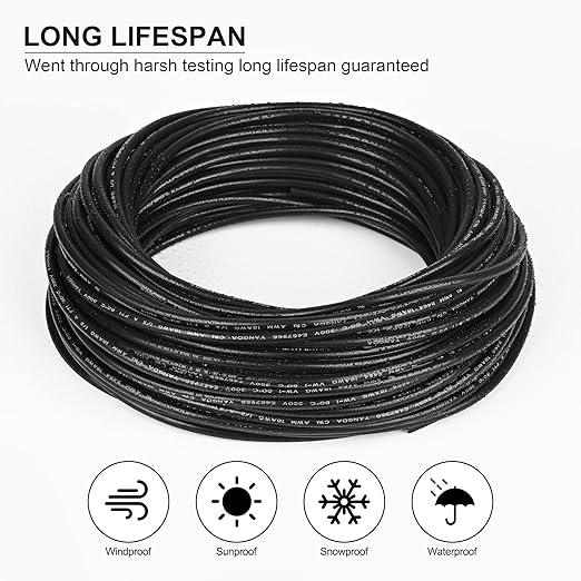 16 Gauge Wire 2 Conductor,16 AWG Electrical Wire Stranded PVC Cord Oxygen-Free Copper Cable,1000FT 2 Core Pure Copper Flexible Cable Wire for LED Lamp Lighting Strips Automotive (16AWG-2C, 1000FT)