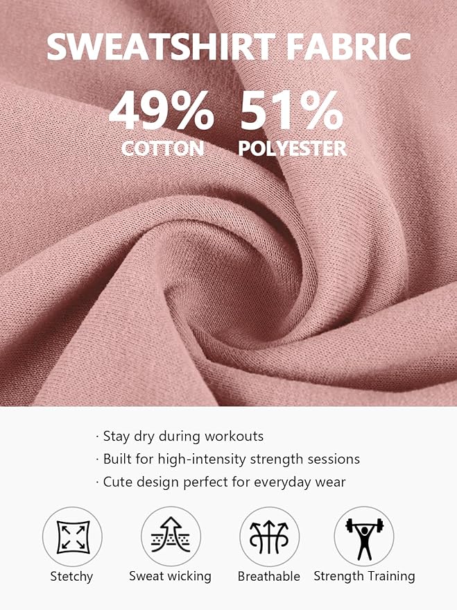 Workout Tank Tops Woman Crew Neck Athletic Tops Cotton Sweatshirt Loose Fit Muscle Tanks Runnning Gym Sports Shirt