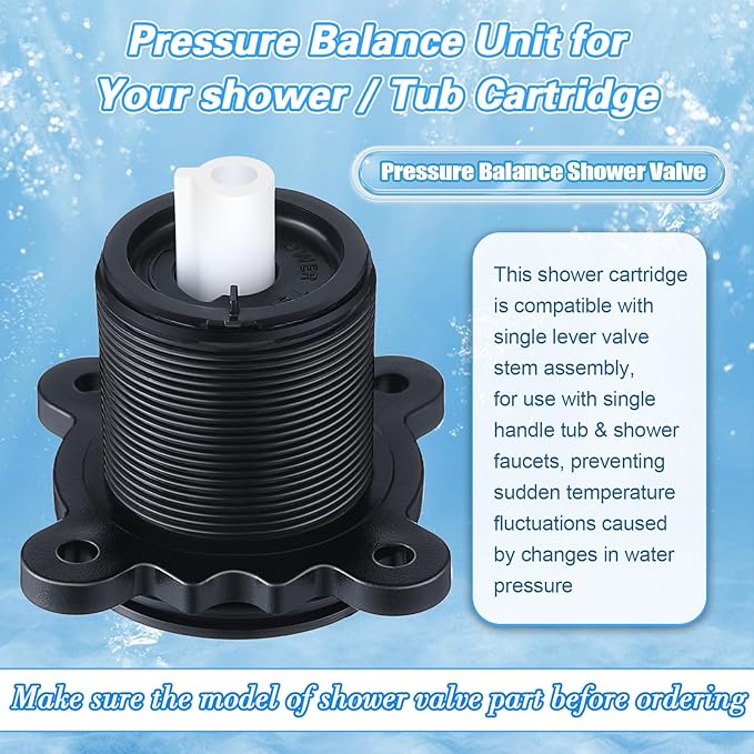 Dreyoo Valve Stem Assembly Only Compatible with 971-2500, Shower Cartridge Sub Assembly Compatible with Pfister 0X8/JX8/VB8/JV8 Deep Casting Valves, for Single Handle Tub and Shower Faucets