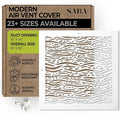 SABA Home Decor White Air Vent Cover - Acrylic Plexiglass 14 x 14 Duct Opening (16.5 x 16.5 Overall) Return Grille Decorative Covers for Walls & Ceilings NOT for Floor USE, Waves