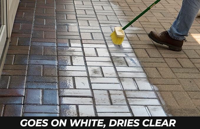 Patio Paver Sealer - Low Gloss, Water-Based, Clear Sealant for Stone - 1 Gallon