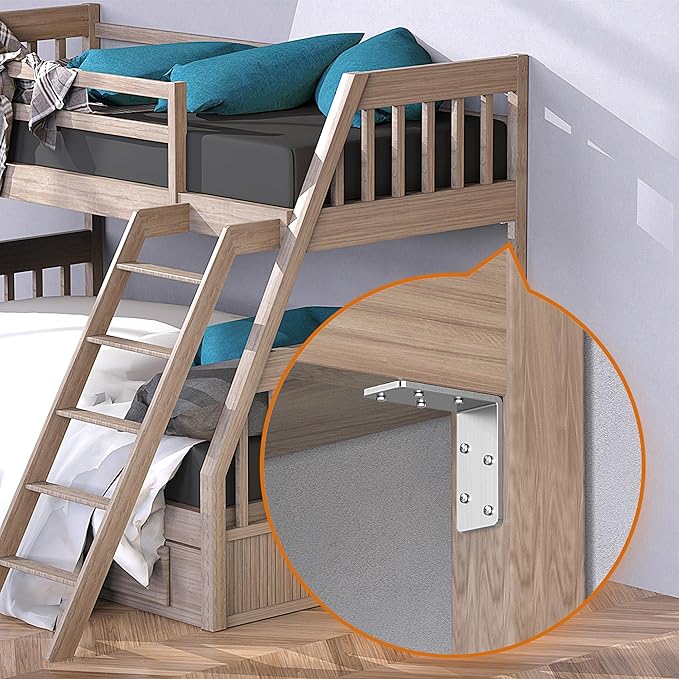 26 Pcs 3"x3"x1.5" L Brackets Heavy Duty, Galvanized Corner Brace for Wood, Angle Iron with Recessed Holes, 90 Degree Angle Bracket for Floating Shelves, Wood Beams, Furniture, Bed