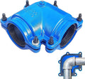 Pipe Repair Clamp For 4 Inch Pipe Elbow(Outer Diameter of the Pipe is about 4.49 inch),90 Degree Elbow Leak Sealer,Short Radius,PPR/PE/Iron Pipes,Threaded Connection And Socket Connection Elbow