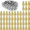 VEVOR Pipe Fittings, 1/2"-3/4" 50PCS Brass Pipe Fittings, Clamp-style 1/2 NPT Internal Thread Pipe Connector Brass Air Fittings, Plumbing Fittings NPT Adapter for Heating/Shower Systems, Water Pipes