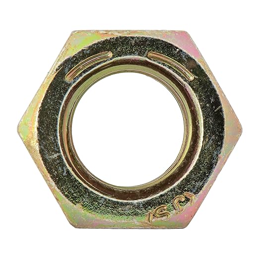 5/16"-18 (25 Pack) Grade 8 Hex Nut, Coarse Thread, Yellow Zinc by Makers Bolt