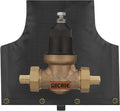 Backflow Preventer Insulated Cover (5°F) for Winter Freeze Protection, 14"W x 13"H Thickened Pressure Reducing Value & Well Pump Cover, Outdoor Waterproof Insulation Pouch for Sprinkler Valve, Black