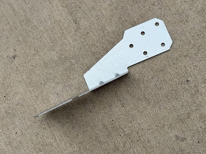 Sandbaggy Single-Sided Hurricane Ties - Hot Dipped Galvanized, 18 Gauge - Structural Wood Framing Connectors for Rafters, Trusses, Deck Joists (Single-Sided, 100, Count)