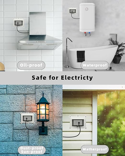 Electrical Box Replacement Cover, DBHW-1 Extra Duty Replacement for All-Weather Use, Type 3r Enclosure Cover for Wet Locations Can be adapted to DBHS1W/DBHR1W/DBHM1W/DBHR141W Improve Electricity (2)