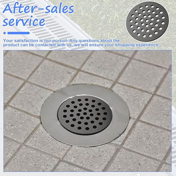 846-S3PK 5-Inch drain cover Cast Iron Strainer Epoxy Coated, Corrosion Resistant,floor drain cover