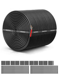 NAOEVO 18 Gauge Wire 2 Conductor Electrical Wire, 18 AWG Stranded PVC Cord, 12V Low Voltage/Tinned Copper/Flexible Cable for Automotive Wiring, Lamp Cord, Marine Cable (200FT)