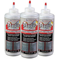 Magic Crack Filler 2.5LB Concrete Slab Gray, for Filling in Concrete Cracks on Driveways, Walkways and Patios. Installs Easily Dry Granular No Mess and DIY (Gray, 3)
