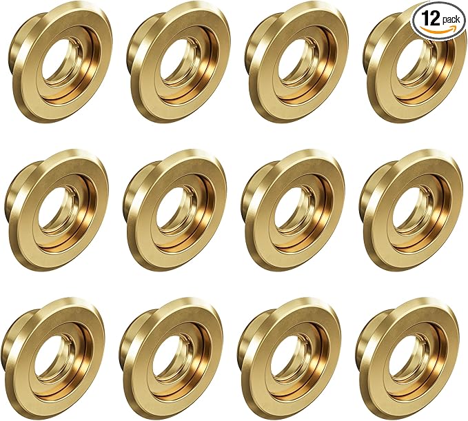 Recessed Fire Sprinkler Escutcheon 3/4 in. IPS - 2 Piece in Brass - Depth Adjustment Range up to 3/4 in. for Fire Sprinkler Trim