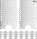 Hinge Mounting Plate Fix, Cabinet Hinge Repair Kit, Professional Door Panel Reinforcement Set - 20 Sets