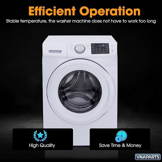 【2025 Upgraded】 Washer Drain Pump Motor For Samsung WF42H5200AP/A2 WF42H5200AW/A2 WF42H5000AW/A2 WF42H5400AF/A2 WF42H5500AF/A2 WF42H5600AP/A2 WV60M9900AV/A5, WA40J3000AW/AA, WA45H7000AW/A2
