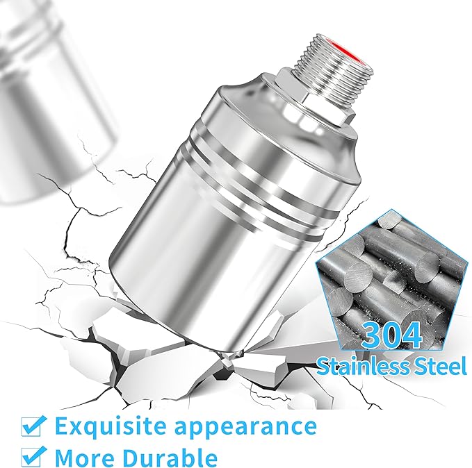 1/2" to 3/4" 1" Water Mini Float Valve,304 Stainless Steel Fully Automatic Level Controller Valve for Wate Tank, Livestock Troughs, Pool, Distiller