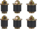 3 Sizes (6pcs) Rubber Expansion Plug, Fit Hole Size: 3/4"~1-1/8" (19mm~28mm) Automotive Rubber Freeze Plug