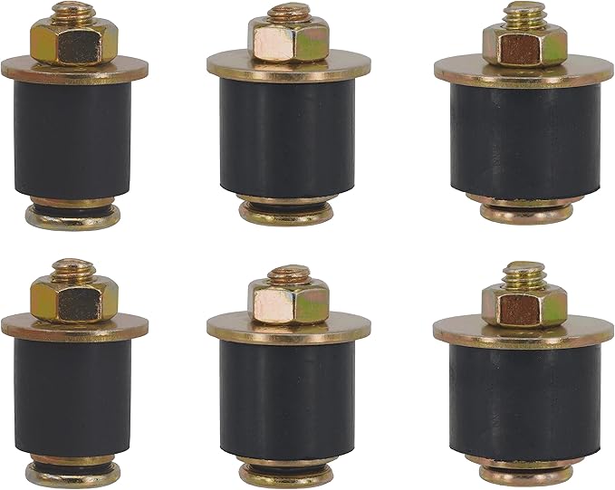 3 Sizes (6pcs) Rubber Expansion Plug, Fit Hole Size: 3/4"~1-1/8" (19mm~28mm) Automotive Rubber Freeze Plug