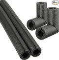 8 Pack Elbow Pipe Insulation Foam Tube Outdoor Wrap Black Pipe Covers Elbow Insulation Tubing Water Foam Covers for Outdoor Winter Irrigation, Sprinkler (3/4 Inch)