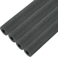 MECCANIXITY 4pcs Pipe Insulation Foam Tube Pipe Lagging 13mm(1/2 Inch) ID 37mm OD 2ft Freeze Protection for Copper Pipe, Black