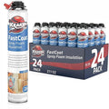 Kraken Bond Fastcoat Fire Rated Spray Foam Insulation (24x27.1 oz.) (R-Value 11.32 / 2in) Closed Cell Expanding Foam - Heat and Acoustic Insulation, Gun & Cleaner Not Includes, 480 Board Ft, 24 Pack