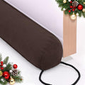 hyha 2 Packs 36 Inch Door Draft Stopper, Blocks Hot Cold Air with Removable Washable Cover, Gaps Up to 3 Inch, All-Season Noise and Wind Seal, Under Draft Stopper for Bottom of Door Window, Chocolate