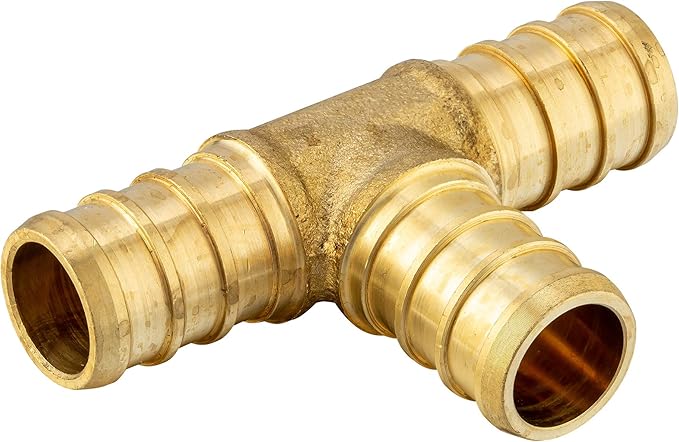 (Pack of 20) EFIELD 3/4" Barb Crimp Pex fittings Mix: Elbow 10 Pieces, Tee and Coupling 5 Pieces each For Pex Tubing/Pipe,(PEX1807197)