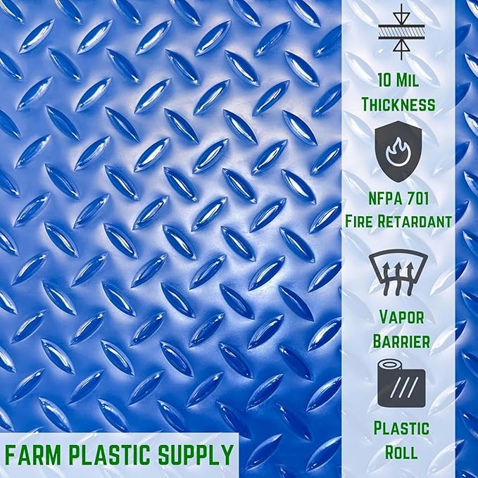 Farm Plastic Supply - Bainbridge International Flame Retardant Cover Guard 10 Mil - Temporary Floor Protection, Temporary Protection, Cover Guard, Temporary Surface Protection (36'' x 150')
