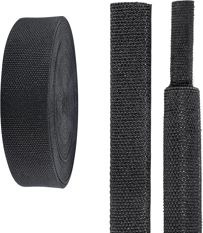 2 in 1 Heat Shrink Braided Sleeving Fabric Tubing-Ideal fit Irregular Shape Hose/Cable/Wire (3/4"(19mm), 45FT)