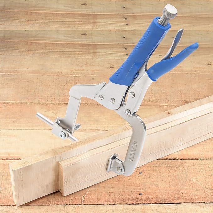 Dragonite Right Angle Clamp, Pocket Hole Clamp 2 Way to Use, 11 Inch C Clamp Corner Clamp for Woodworking and Pocket Hole Joinery, 2 Piece