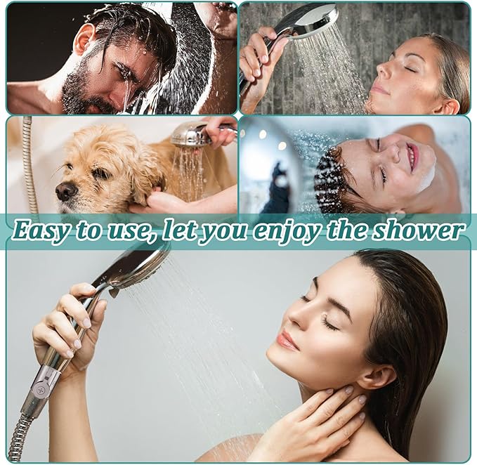 Shower Head Shut Off Valve 304 Stainless Steel Mini Ball Valve(1/2" Female X Male) NPT Thread Water Flow Control，RV Shower Head with Hose Flow Restrictor