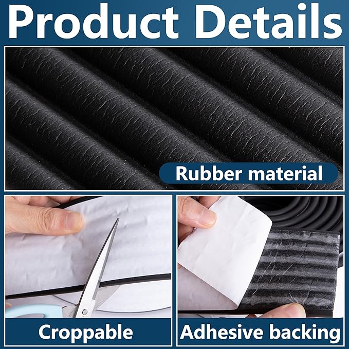 16.4 Ft x 3.2 inch Water Pipe Insulation Tape-Weather Resistant Foam Pipe Insulation Wrap for Winter Cold Hot Water Pipe-Self Adhesive Tube Insulation Wrap for Winter Freeze Protection (Black)