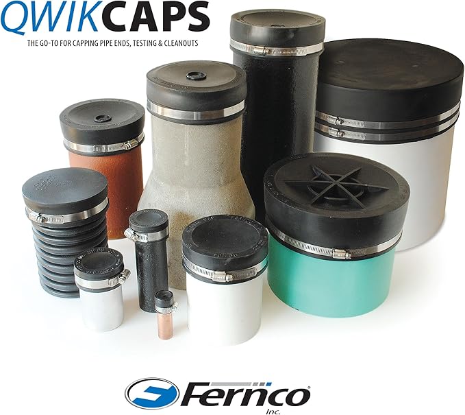 Fernco 6-in. Pipe Cap - Qwik Cap