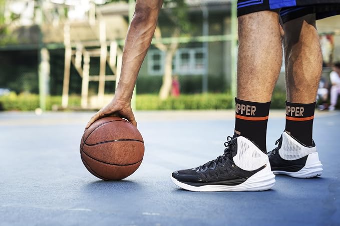 THX4COPPER Infused Compression Ankle Brace, Silicone Ankle Sleeve Support, Pain Relief from Plantar Fasciitis, Achilles Tendonitis- Reduce Foot Swelling & Prevent Ankle, Single
