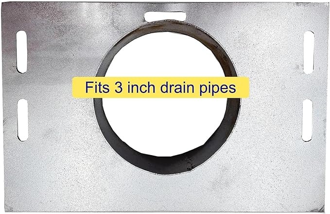 304 Stainless Steel Channel Drain End Outlet 9” Height for 3” Pipe