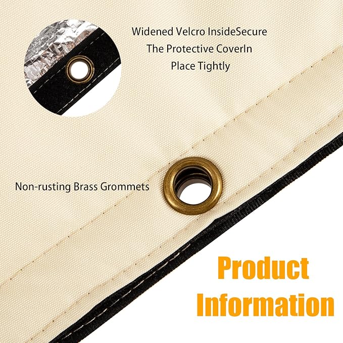 Insulated Backflow Preventer Pouch - Outdoor Pipe Insulation for Winter, Well Pump & Sprinkler Valve Protection
