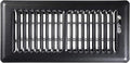 Shoemaker 4x12 Floor Register – Black Heavy Duty Metal Floor Vent Cover for Home Floors - Premium Forced Air Vent Covers