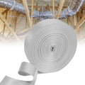 Heavy Duty Duct Strap – 1.95 in x 147 ft Grey Nylon Strapping for HVAC Duct, Durable Wrap Support Band for Building & Home Improvement