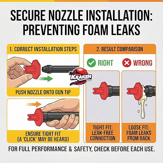 Kraken Bond Fastcoat Fire Rated Spray Foam Insulation (6x27.1 oz.) (R-Value 11.32 / 2in) Closed Cell Expanding Foam - Heat and Acoustic Insulation, Gun & Cleaner Not Includes, 120 Board Ft, 6 Pack